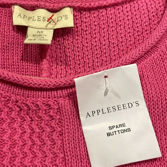 New without tags medium Appleseed pink sweater women’s - Picture 5 of 8